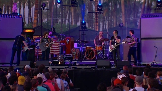 Ryan Adams| Coachella |4/12/15 | iPhone5 Screen Shot of Weekend 1 Live Stream Un-Leashed by T-Mobile