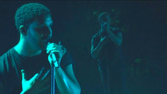 Drake | Coachella |4/12/15 | iPhone5 Screen Shot of Weekend 1 Live Stream Un-Leashed by T-Mobile
