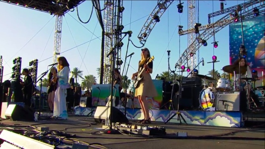 Jenny Lewis | Coachella | 4/12/15 | iPhone5 Screen Shot of Weekend 1 Live Stream Un-Leashed by T-Mobile