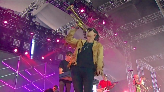 RAC | Coachella | 4/12/15 | iPhone5 Screen Shot of Weekend 1 Live Stream Un-Leashed by T-Mobile