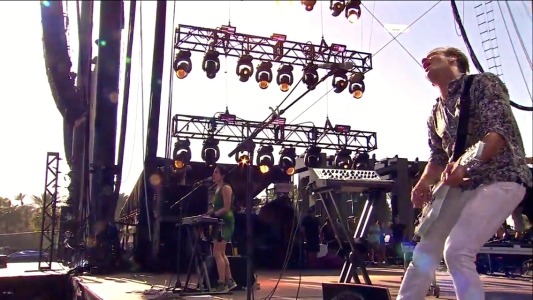 St. Lucia | Coachella | 4/12/15 | iPhone5 Screen Shot of Weekend 1 Live Stream Un-Leashed by T-Mobile